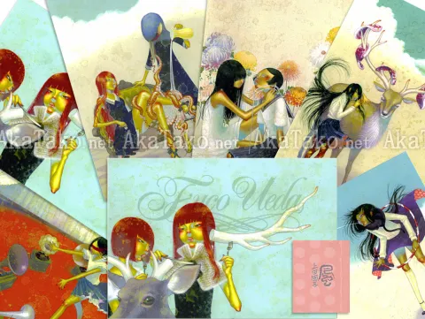 Fuco Ueda Postcard Set SIGNED