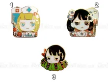 Em Nishizuka Enamel Pins - Blue Nurse, Pink Nurse, OR Imomafu