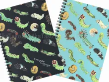 Em Nishizuka Spiral Notebook - Black OR Blue