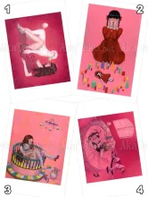 Kana Miyamoto Postcard Group 2