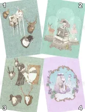 Kira Imai Postcard Group 4 from Gekko Shoujo