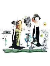 Mika Nitta Acrylic Art Stand - front