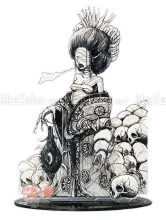 Tokyo Jesus Acrylic Art Stand - front