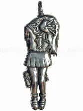 Trevor Brown Education silver pendant