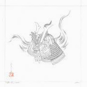 Takato Yamamoto The Blue Dragon Helmet original underdrawing