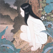 Takato Yamamoto Specter of a Girl Met before Dawn Original Painting