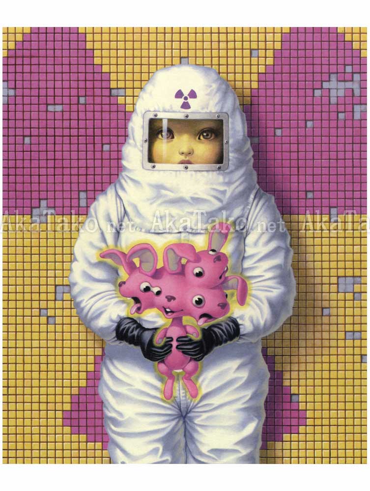 Trevor Brown Radioactive Rabbit painting
