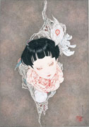 Takato Yamamoto Vampire's Head III Original Painting