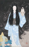 Takato Yamamoto Whose Head is This? You Who Have Eyes, Take a Good Look original painting