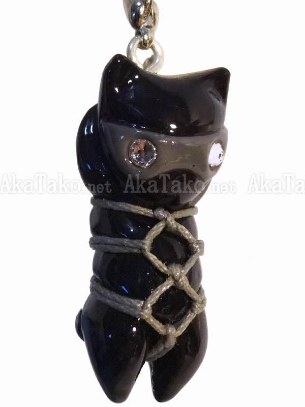 Kitanya Design Gray Mask Cat Kinbaku Charm
