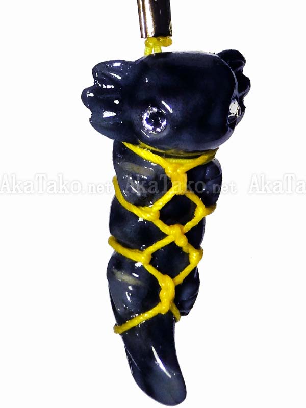 Kitanya Design Axolotl Black kinbaku charm
