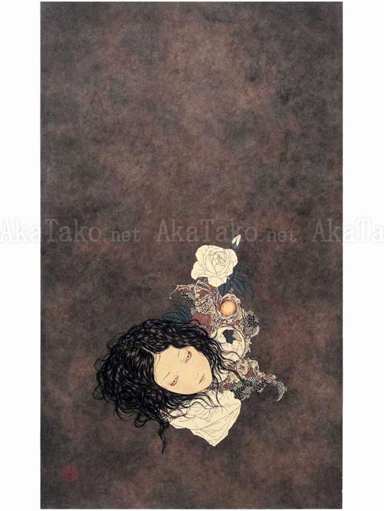 Takato Yamamoto A Real Vampire's Head painting
