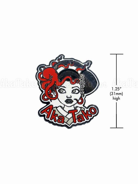 AkaTako Enamel Pin