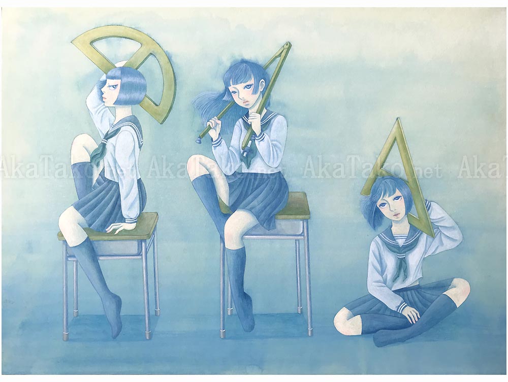 Chika Yamada Combat Class Painting