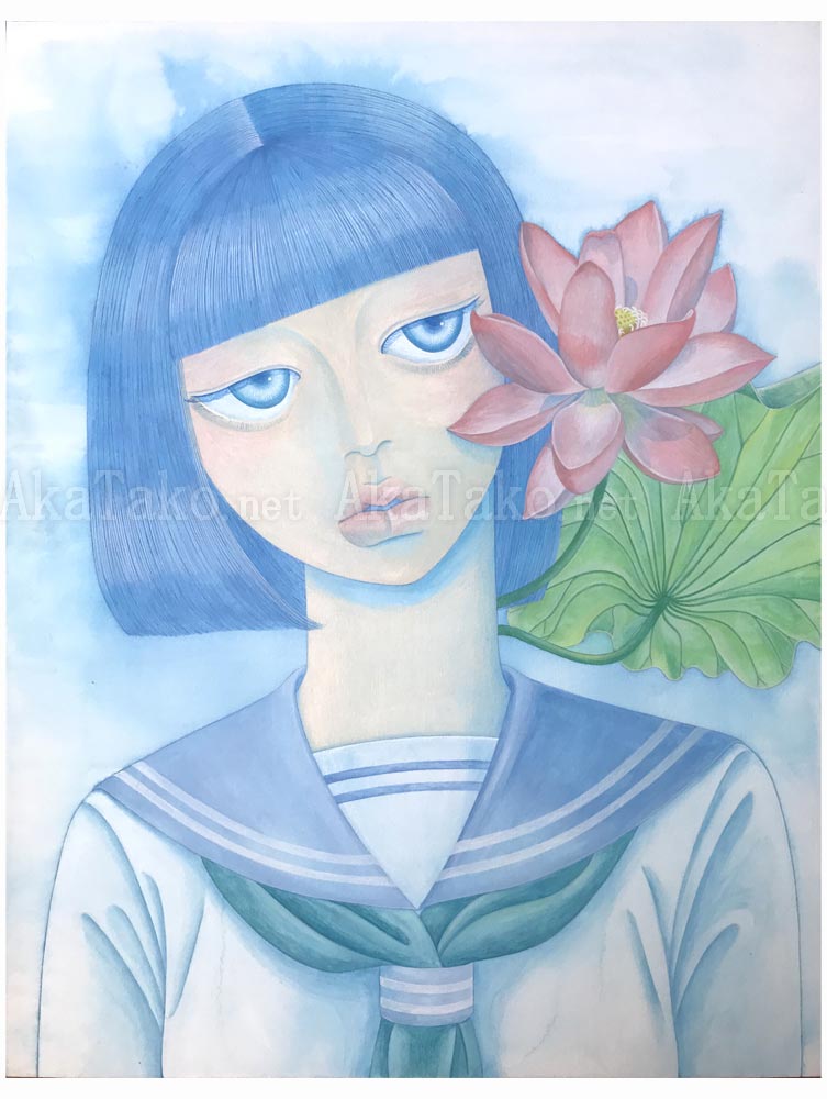 Chika Yamada Flower Blooming in Dreams Painting