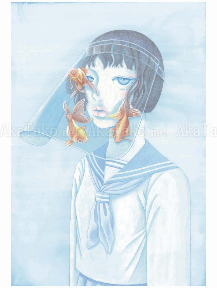 Chika Yamada Full Red Painting