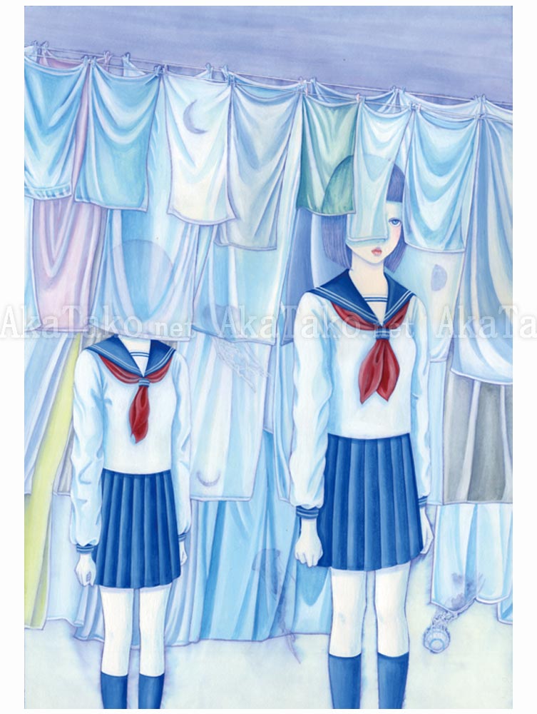 Chika Yamada Moonless Month Original Painting