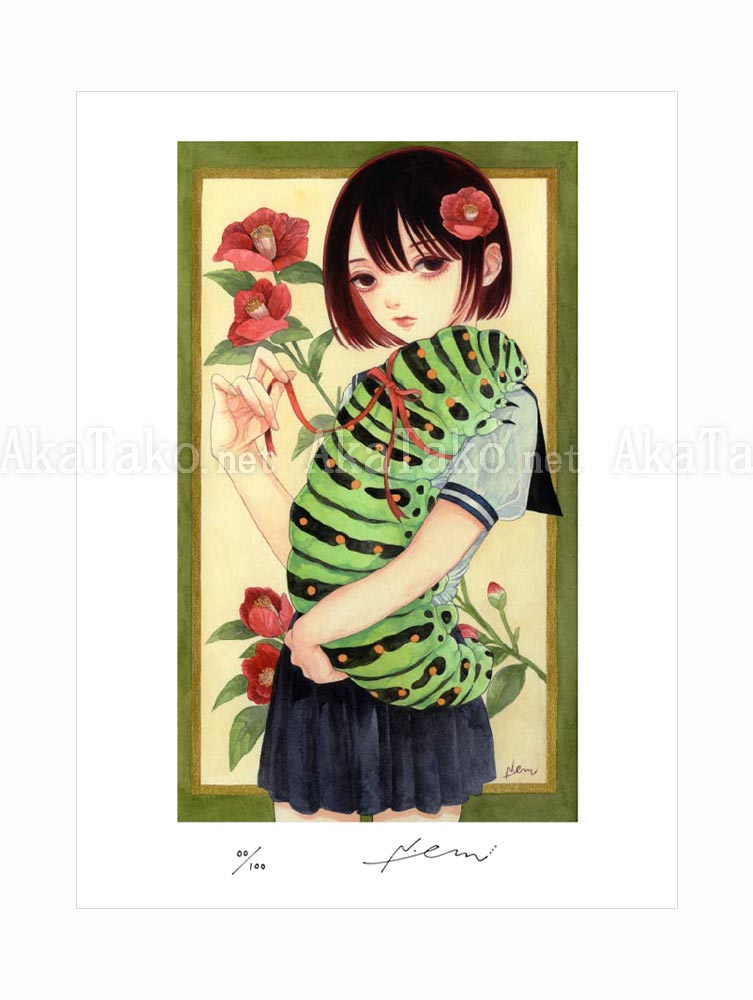 Em Nishizuka Giclee Red Landmark