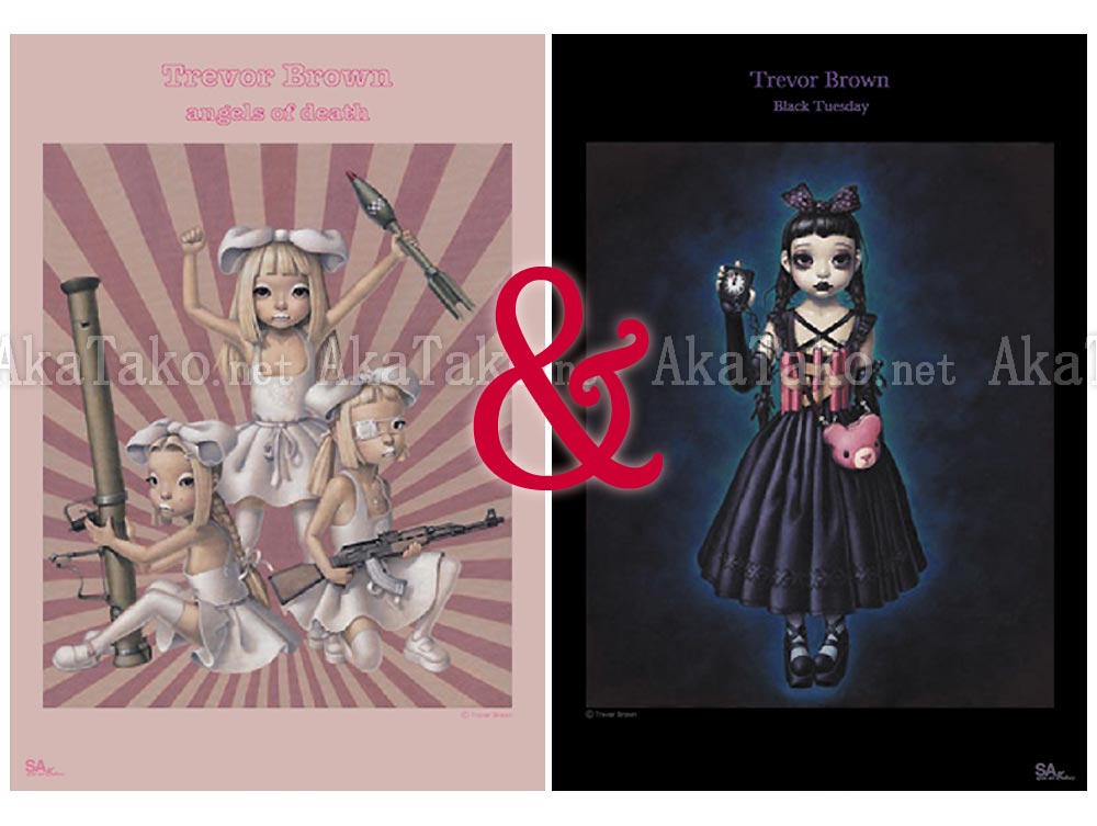 Trevor Brown Girls War poster pair