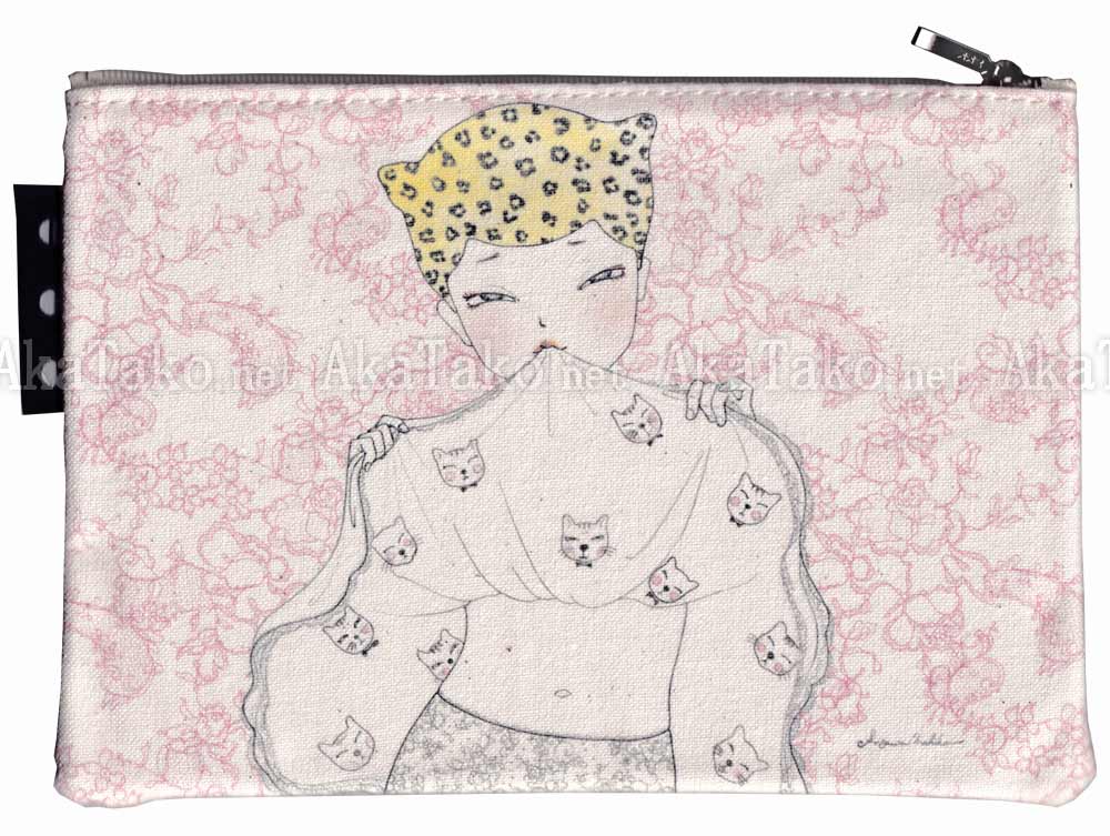 Makiko Sugawa Zippered Pouch