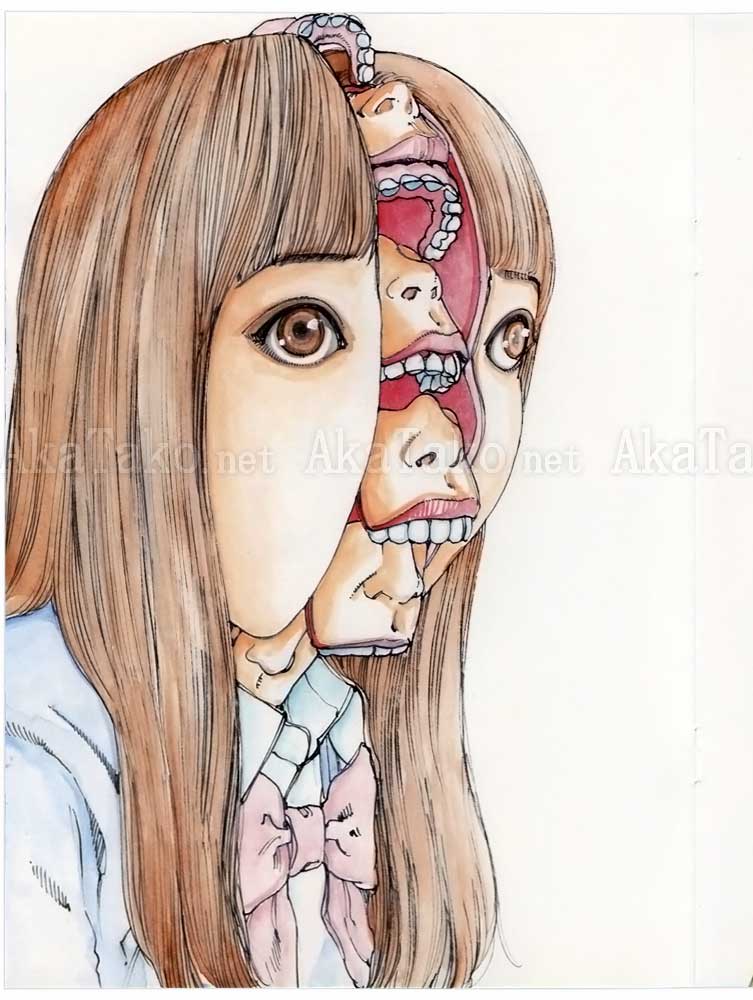 Shintaro Kago Collapsed Face Girls SIGNED