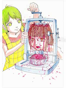 Shintaro Kago Funny Girl 68 original painting