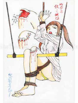 Shintaro Kago Funny Girl 94 Original Painting