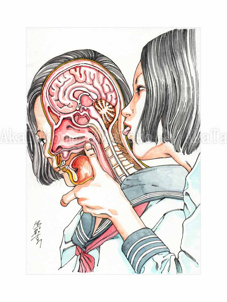 Shintaro Kago Erotic Original Painting 6