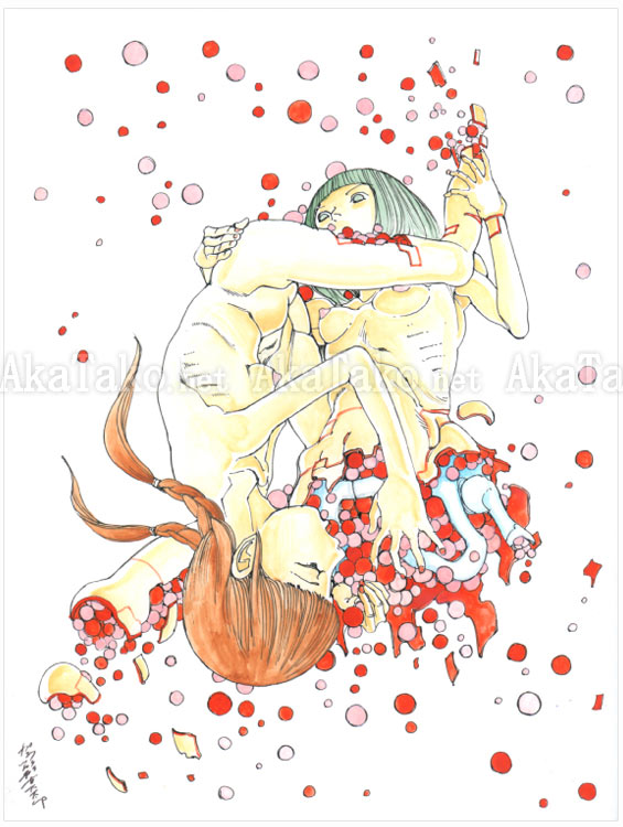 Shintaro Kago painting Polka Dot 1