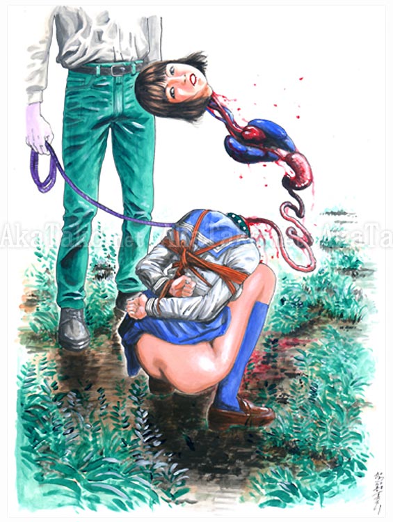 Shintaro Kago Walking original painting