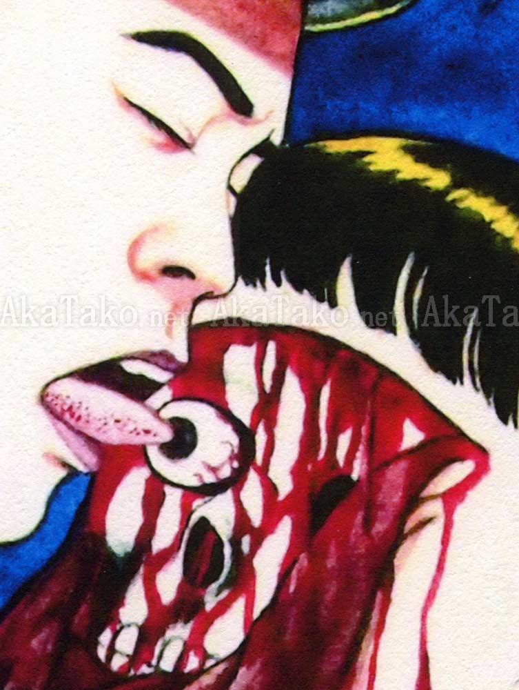 Suehiro Maruo Print 13 Torture Garden - detail