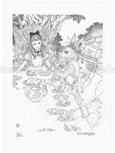 Takato Yamamoto Giclee Alice Mad Tea Party