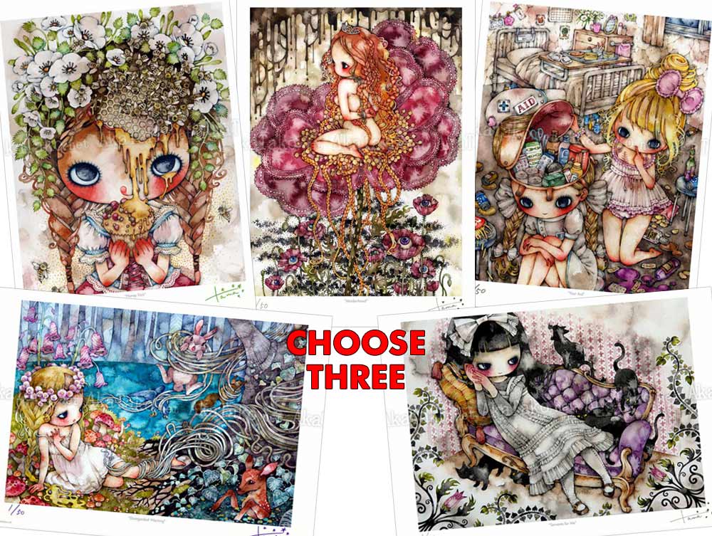 Tama Poster Set of Three SIGNED