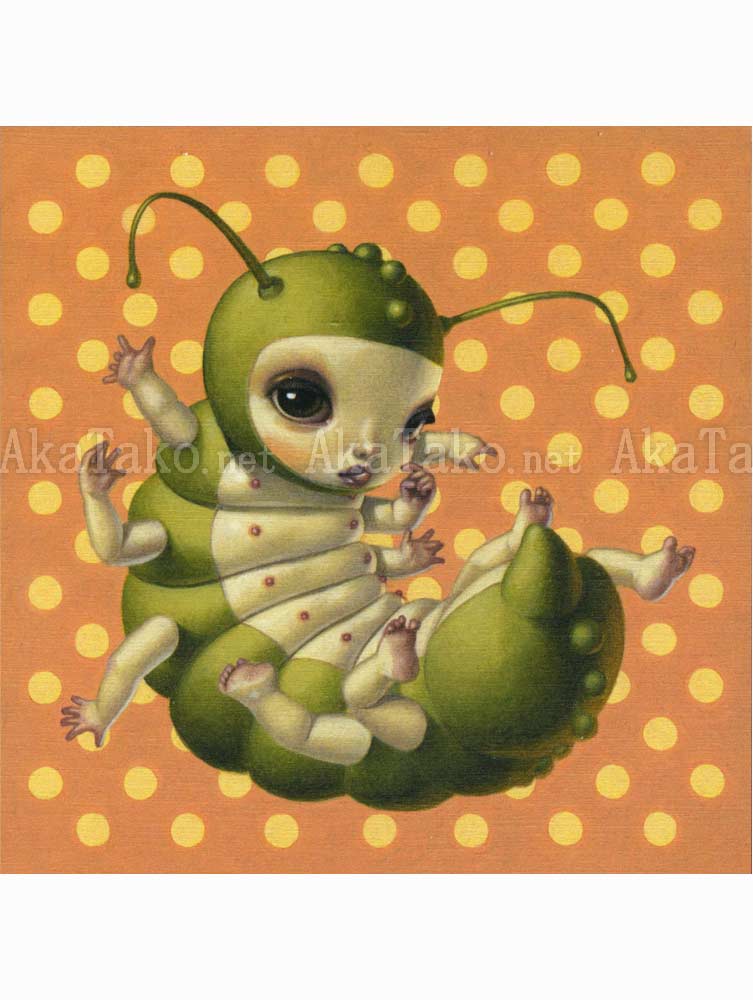 Trevor Brown Lora Larva original painting