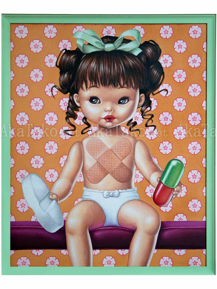 Trevor Brown Pill Baby painting