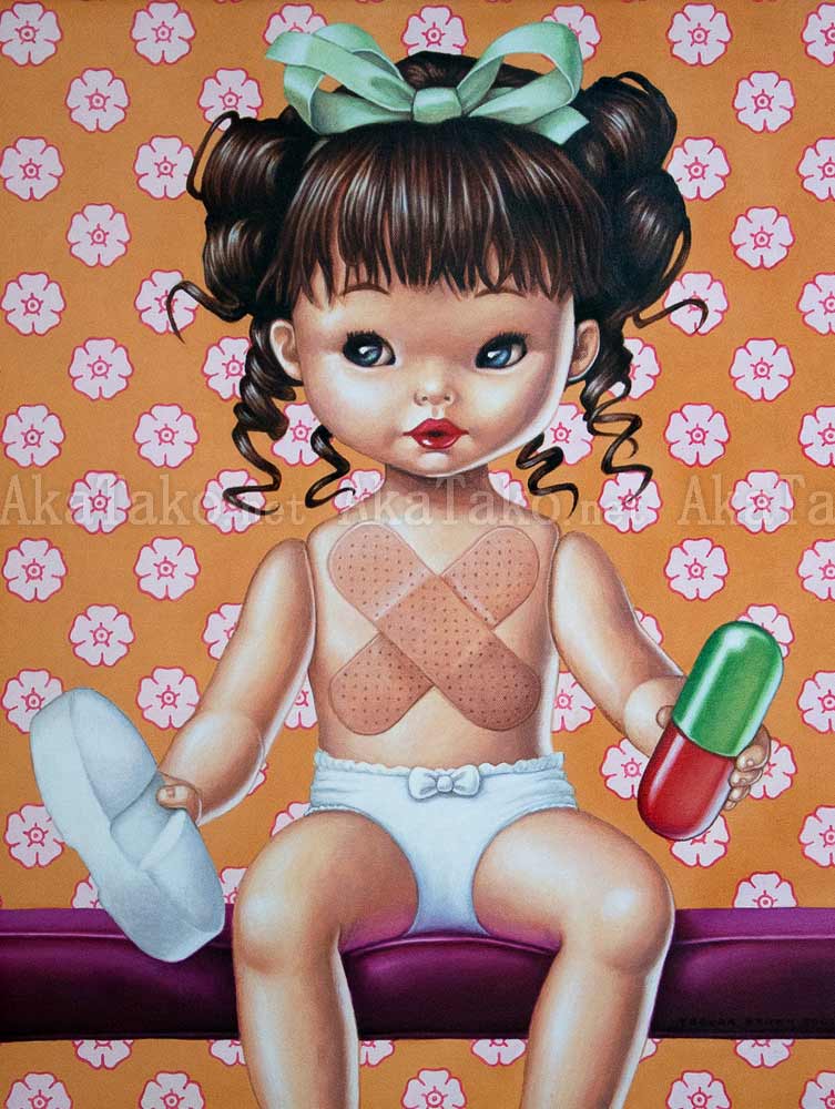 Trevor Brown Pill Baby painting