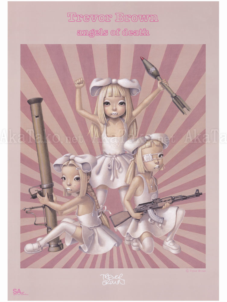 Trevor Brown Girls War poster Angels of Death