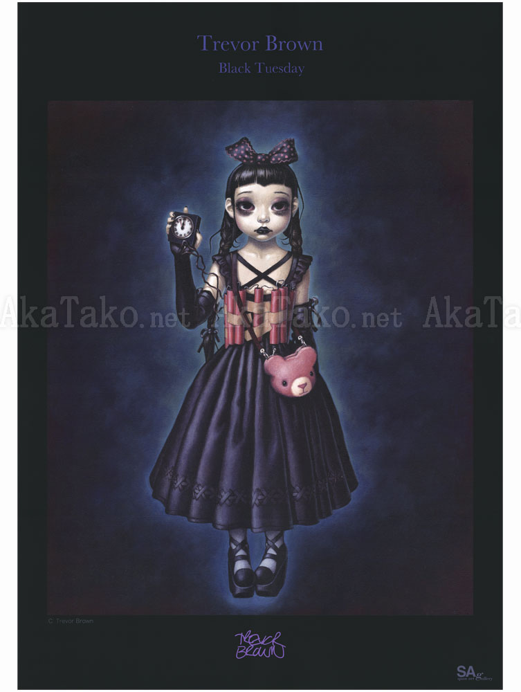 Trevor Brown Girls War poster Black Tuesday