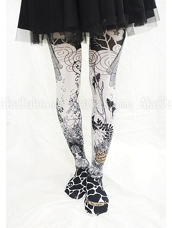 Yoh Monochrome Aquarium tights