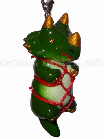 Dinosaur Triceratops Kinbaku Charm front