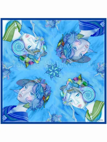 Chika Yamada Silk Scarf