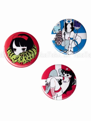 Em Nishizuka Button - Imomafu, Blue Nurse, or Red Nurse