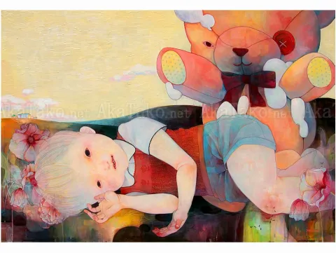 Hikari Shimoda Funeral of Character original painting