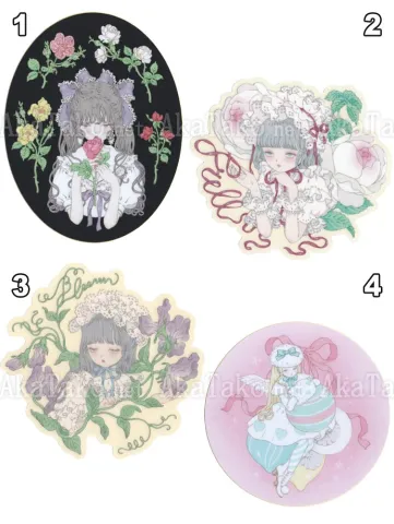 Kira Imai Stickers - Summer Memories, Frill, Bloom, or Ornament
