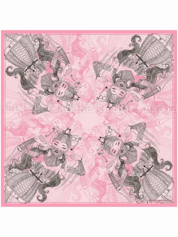 Makiko Sugawa Silk Scarf