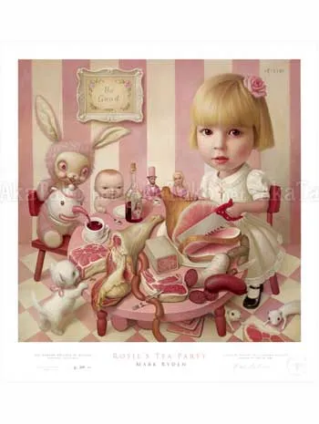 Mark Ryden Rosie's Tea Party print