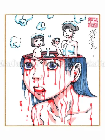 Shintaro Kago Copic Marker Original Drawing 57
