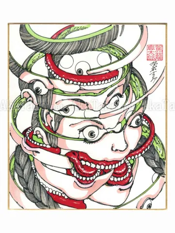 Shintaro Kago Copic Marker Original Drawing 84