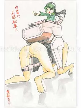 Shintaro Kago Funny Girl 28 original painting