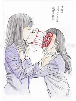 Shintaro Kago Funny Girl 52 original painting